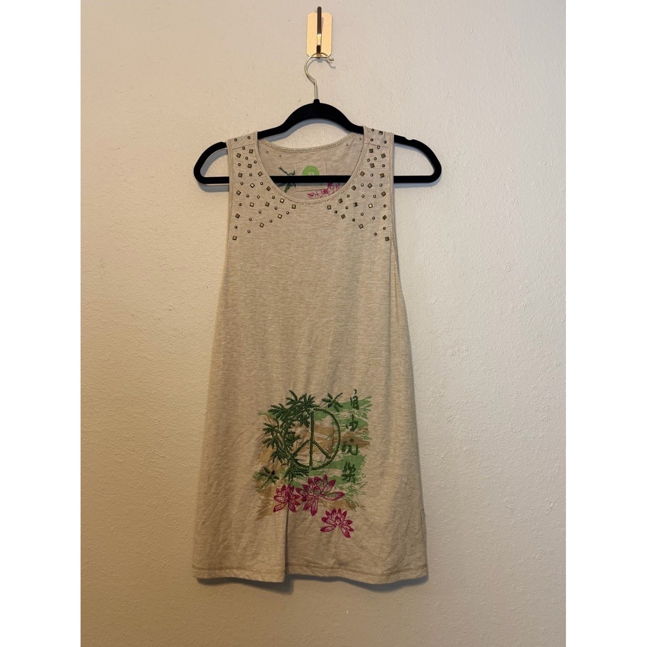 Double D Ranch Boho Festival Top Tunic Tank Top Size Medium