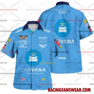 Jimmie Johnson Nascar Racing 2026 Uniform Apparel Clothes Hawaiian Polo Shirts