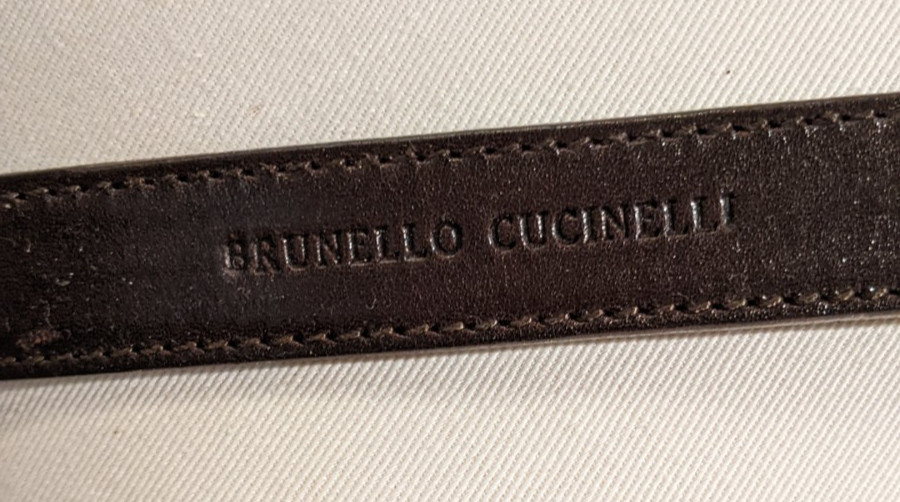 BRUNELLO CUCINELLI Brown Leather Belt Bag Crossbody Belt