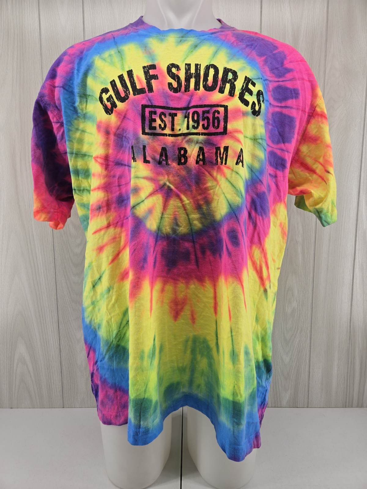 Gulf Shores Alabama Tie Dyed T Shirt Mens 4XL