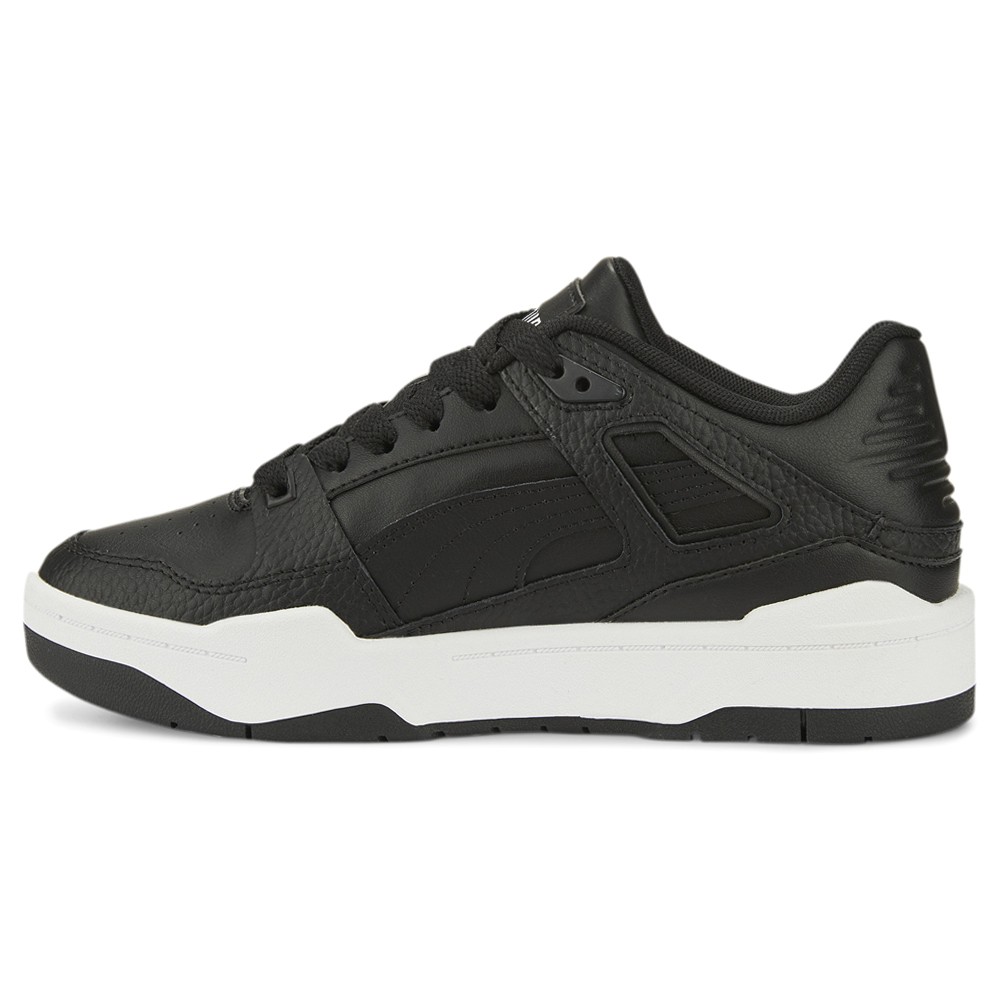 PUMA Slipstream Leather Lace Up Youth Boys Black Sneakers Casual Shoes 38782603
