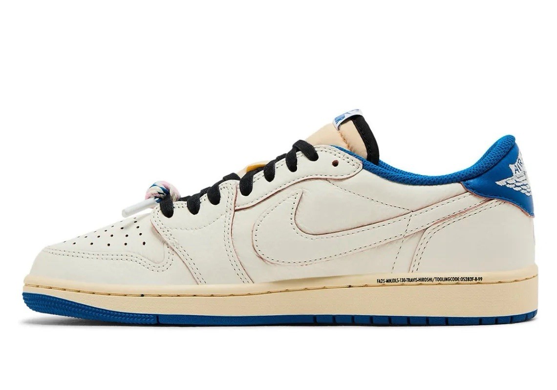 NIKE AIR JORDAN RETRO 1 LOW OG SP Fragment X Travis Scott Sail DM7866-104 Sz 13