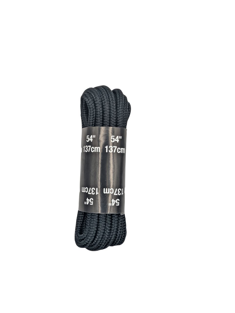 Heavy Duty Black Round Nylon Boot and Hiking Shoe Laces (1 Pair)