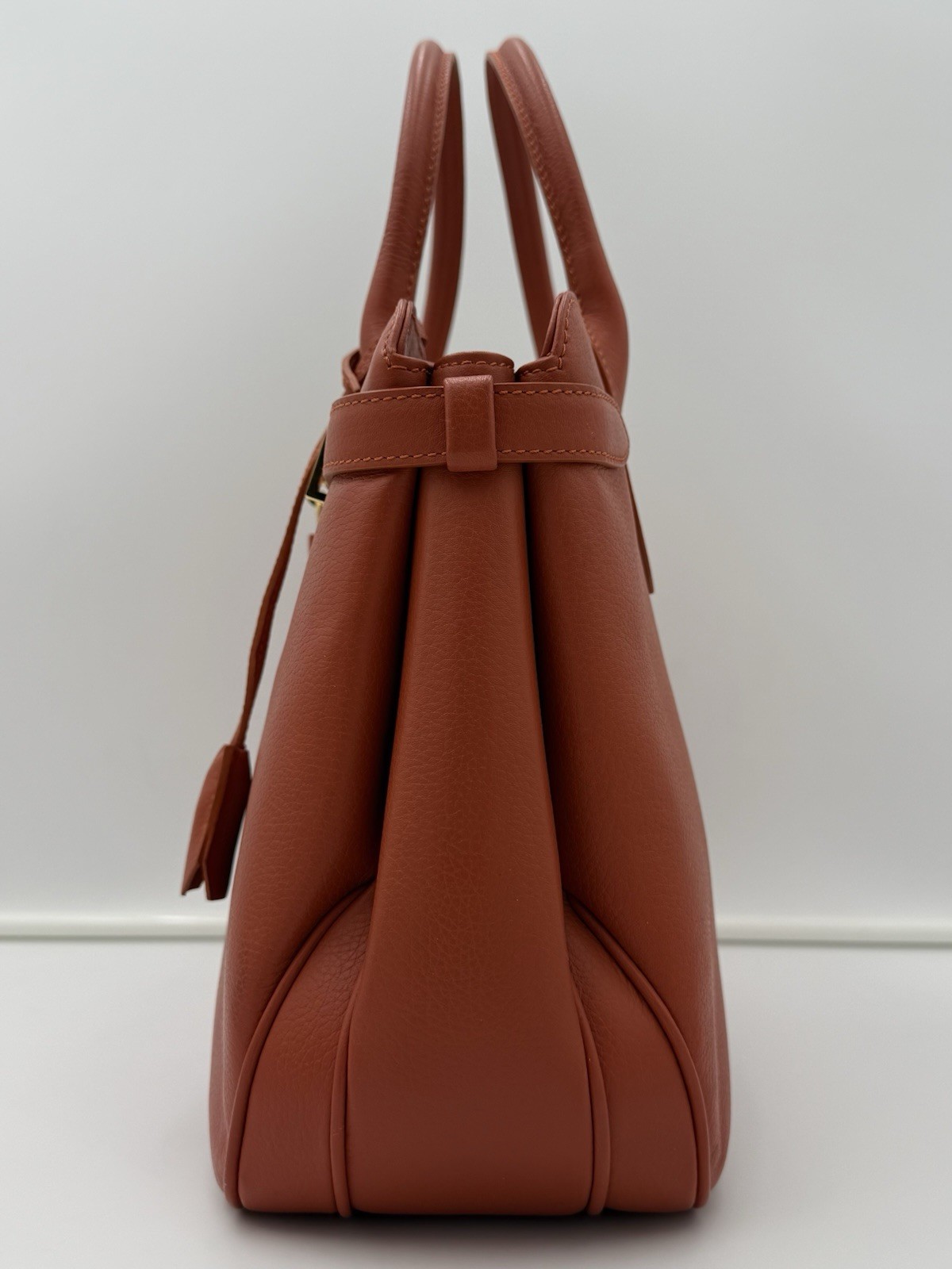 🐢MORABITO 1905 PARIS • DIVA 35 Bag in Terracotta • Made in ITALY (Late Model)
