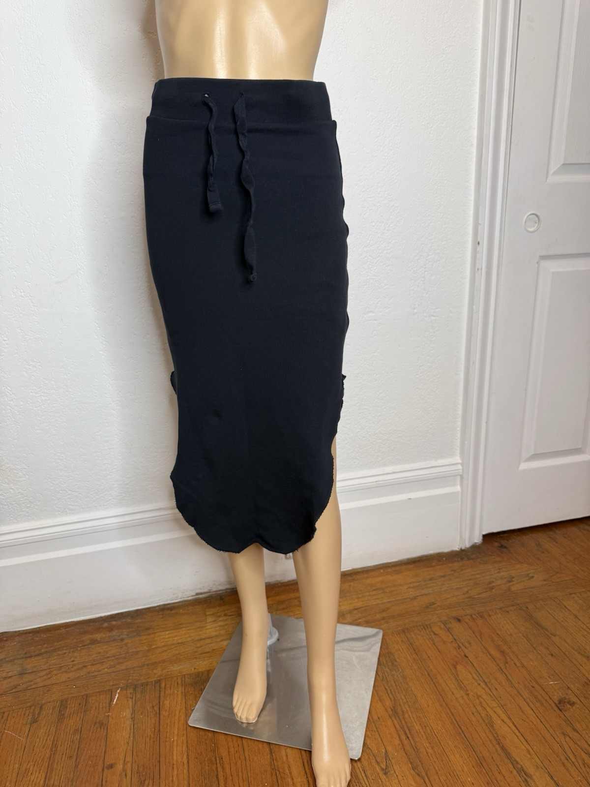 Frank & Eileen Donegal Unforgettable Triple Fleece Skirt Black Drawstring Size S