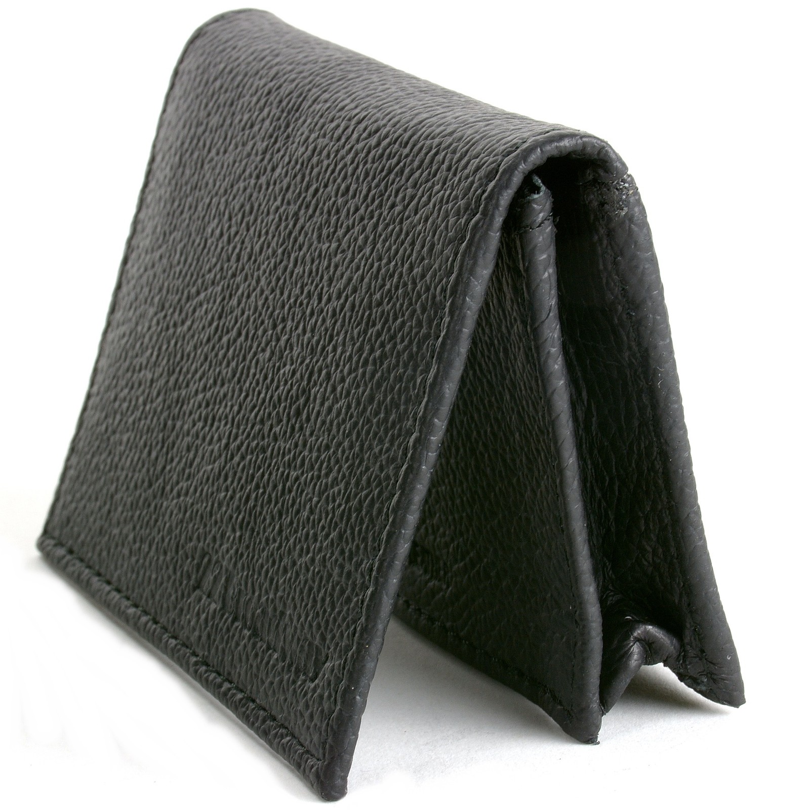 Leather Wallet Expandable Card Case Front Pocket Thin Slim ID Window Credit Card