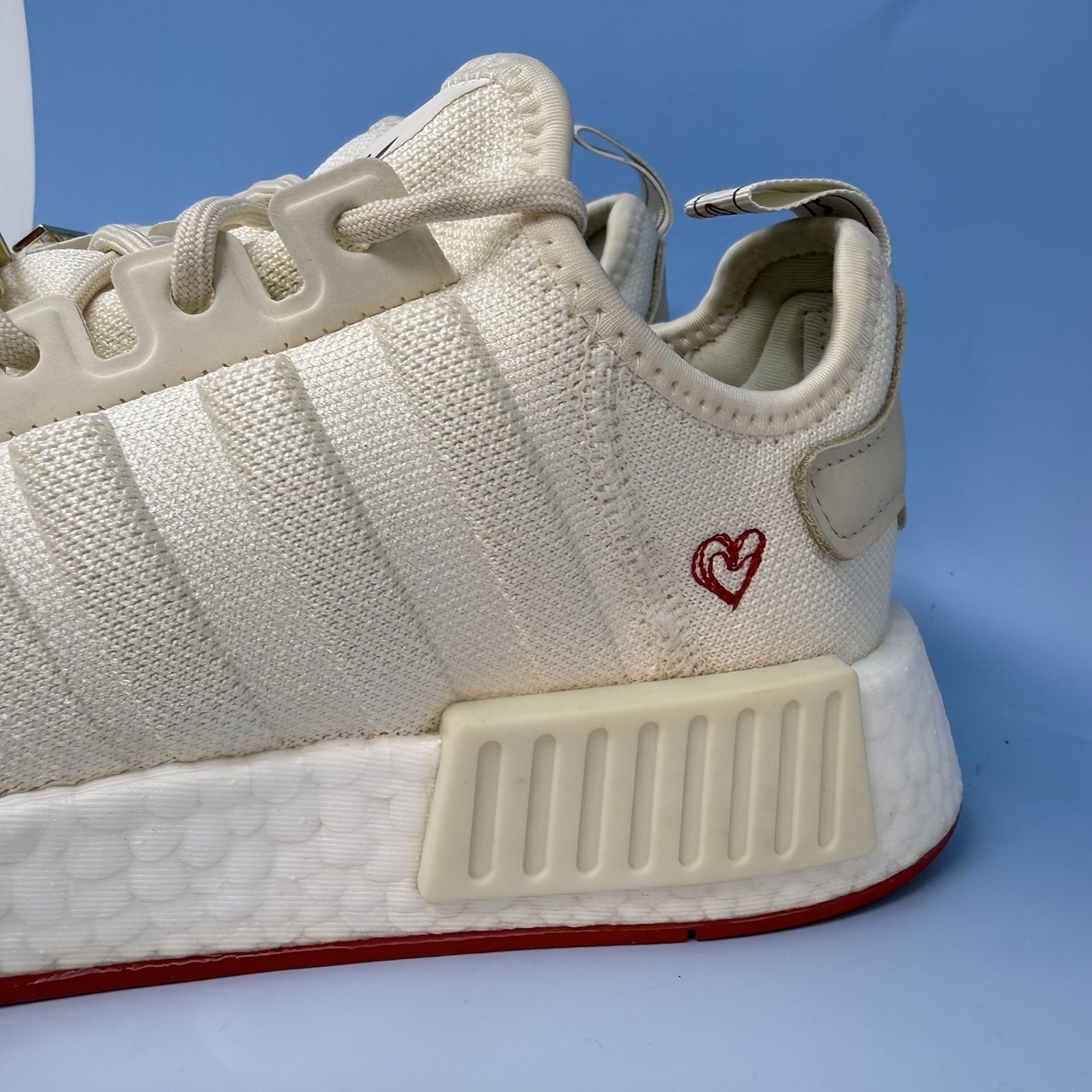 Adidas NMD Runner 1 Valentine’s Day (2022) Women’s Red Cream Sneeakers Sz 9 M