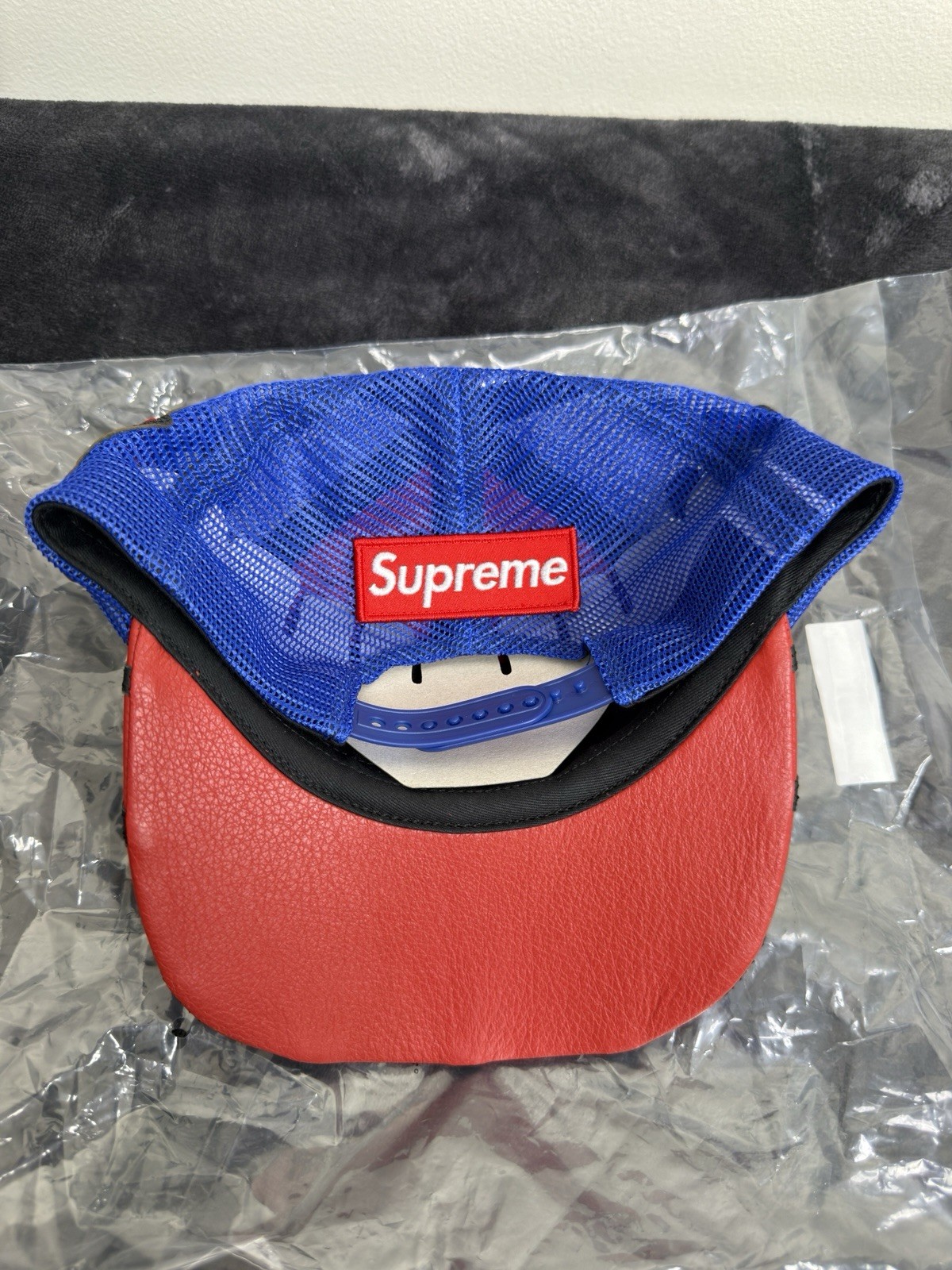 Supreme x Vanson Leathers Spider-Man Mesh Back 6-Panel Hat – Ships today 2026