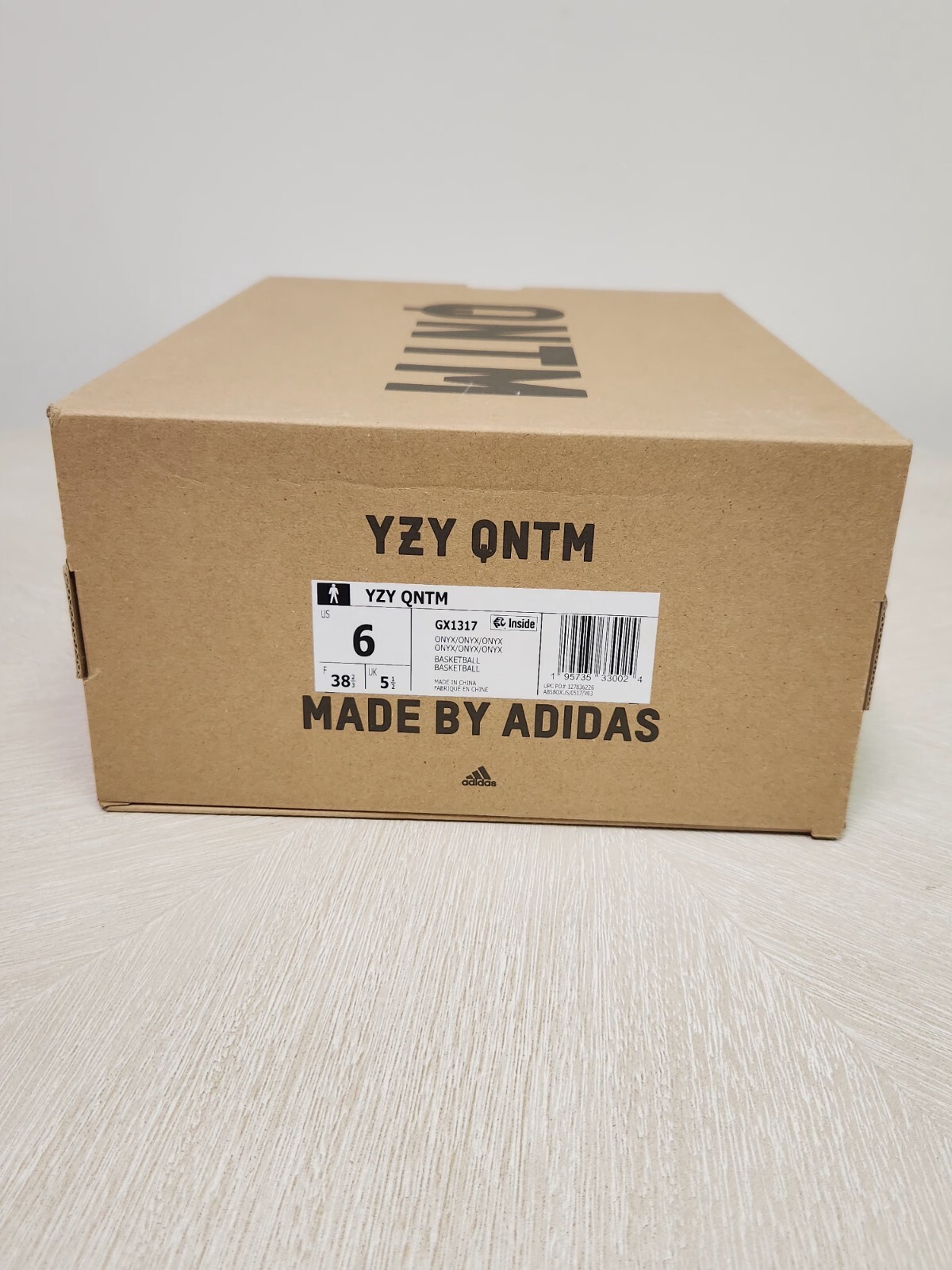 ADIDAS YZY QNTM ONYX 6 QUANTUM BLACK YEEZY GX1317 BASKETBALL With Box