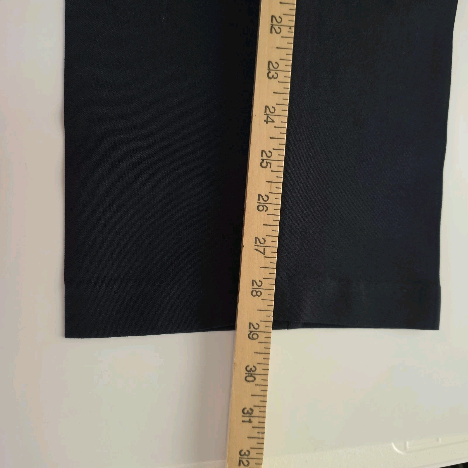 David Taylor Flexslax II Pants Men 42×29 Navy Blue Comfort Stretch Polyester