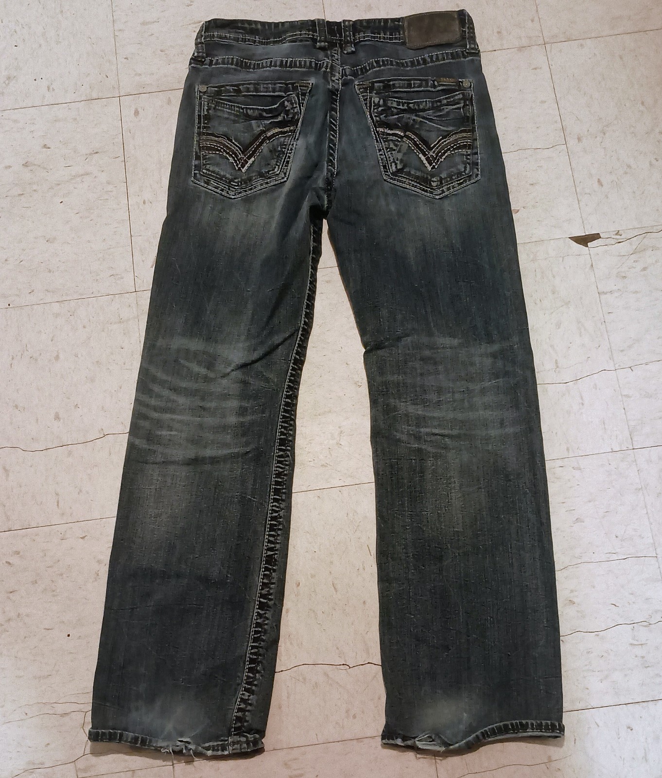 Salvage By Buckle Mens Mayhem Straight Jeans Size 31R Premium BKE Pants 🔥