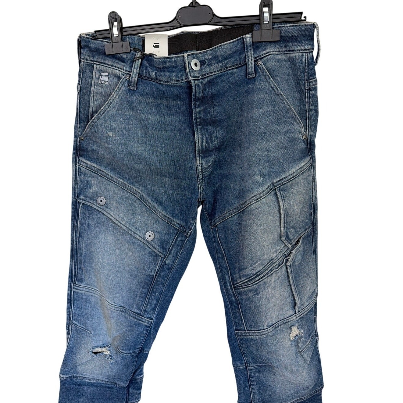 G-Star Airblaze 3D Skinny Jeans Worn in Mtn Dusk Destroyed Size W32 L32 New