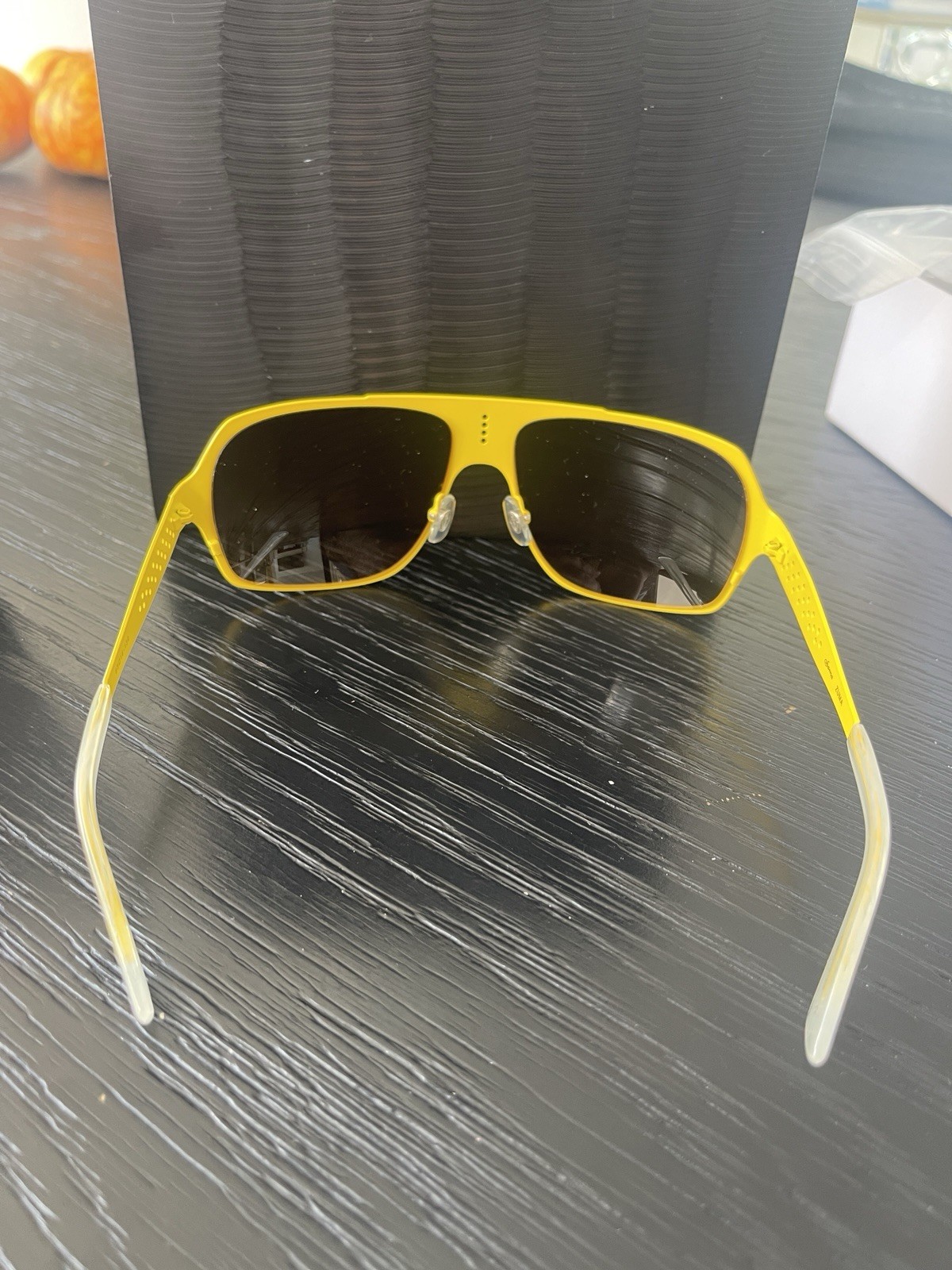 Sunglasses by SAMA Eyewear Model ZUMA in YELLOW/BEIGE Color Combination