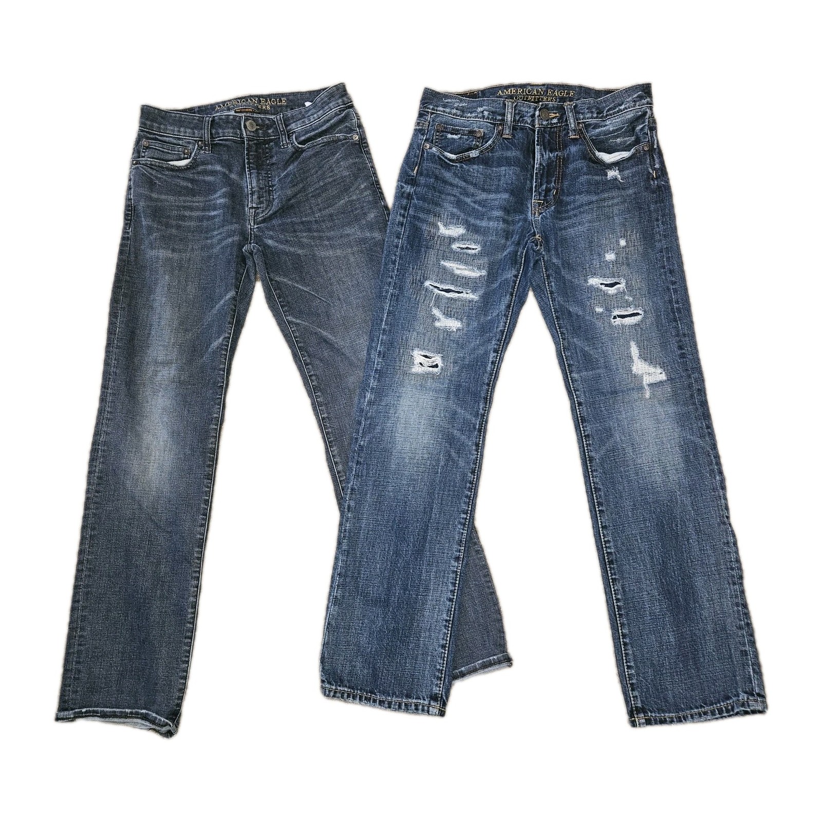 2 American Eagle 29×32 mens jeans Original Straight