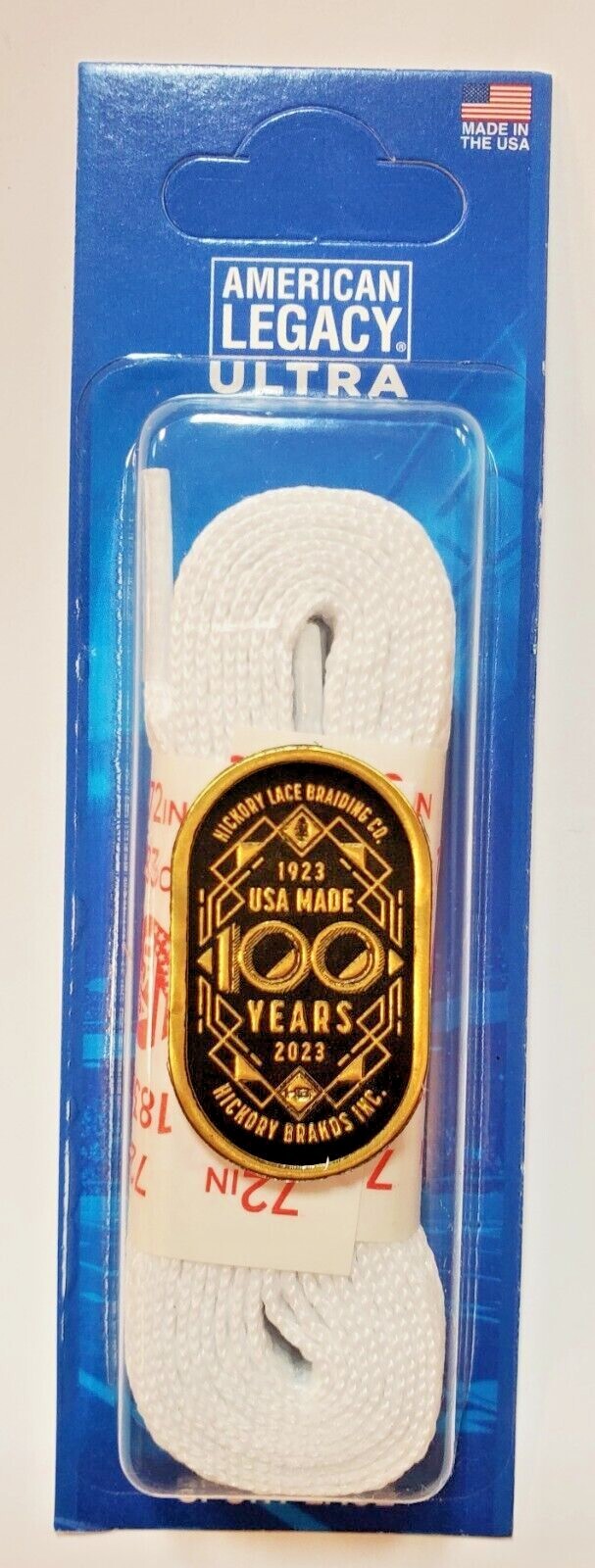 American Legacy Ultra Sport Flat Shoe Laces sizes 72″ inches – White OR Black