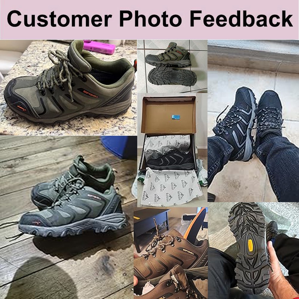 Nortiv 8 Men’s Hiking Boots Waterproof Outdoor Backpacking Work Shoes US 6.5-13