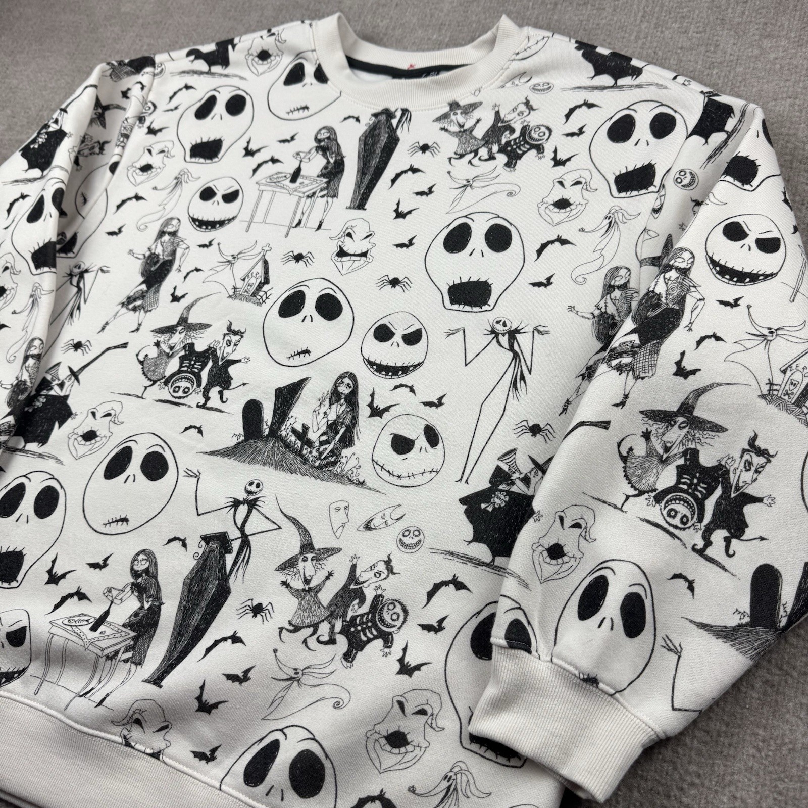 The Nightmare Before Christmas Shirt Sweater AOP Halloween Spooky Disney Medium