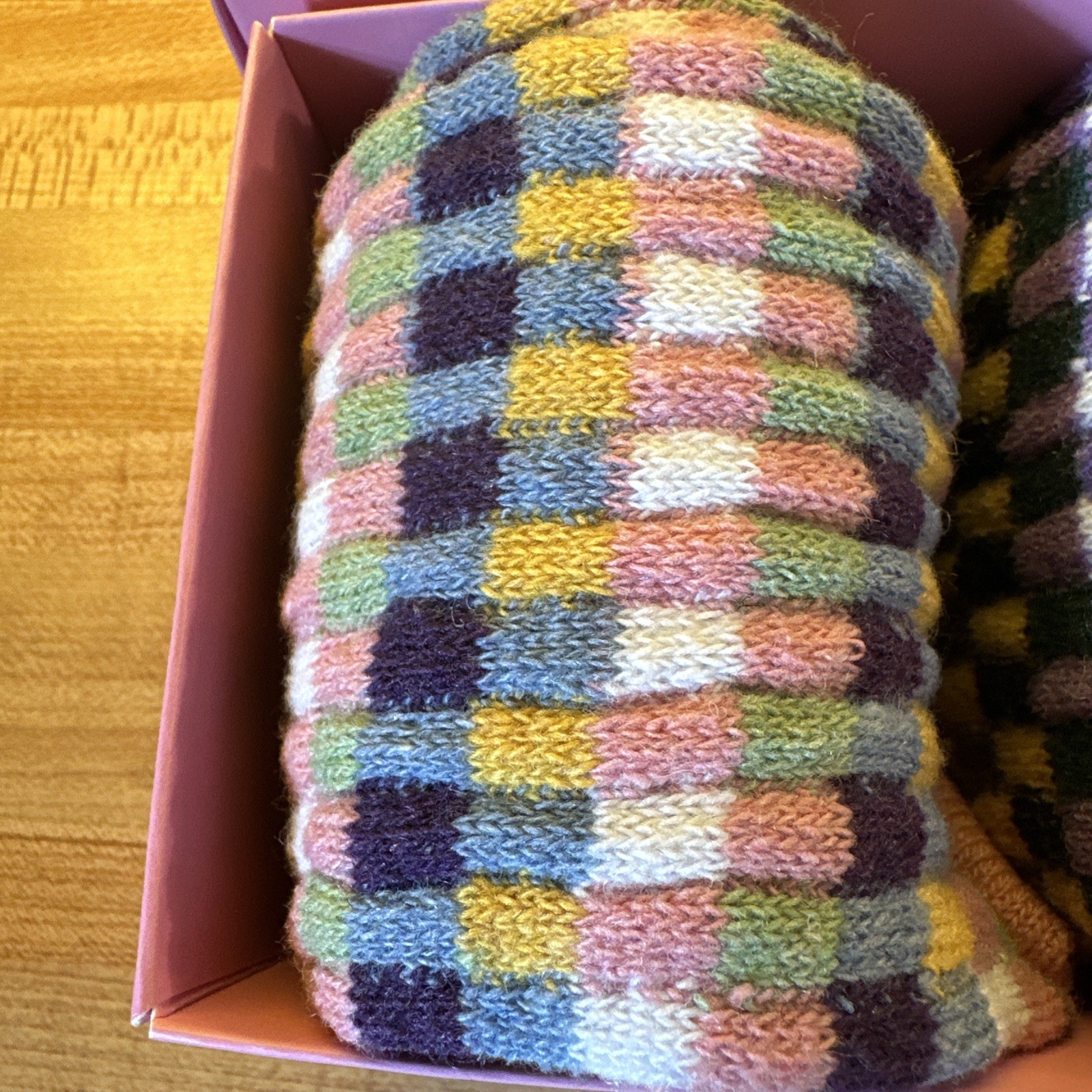 OKISS socks 4 piece multi color thick crew socks women New in box