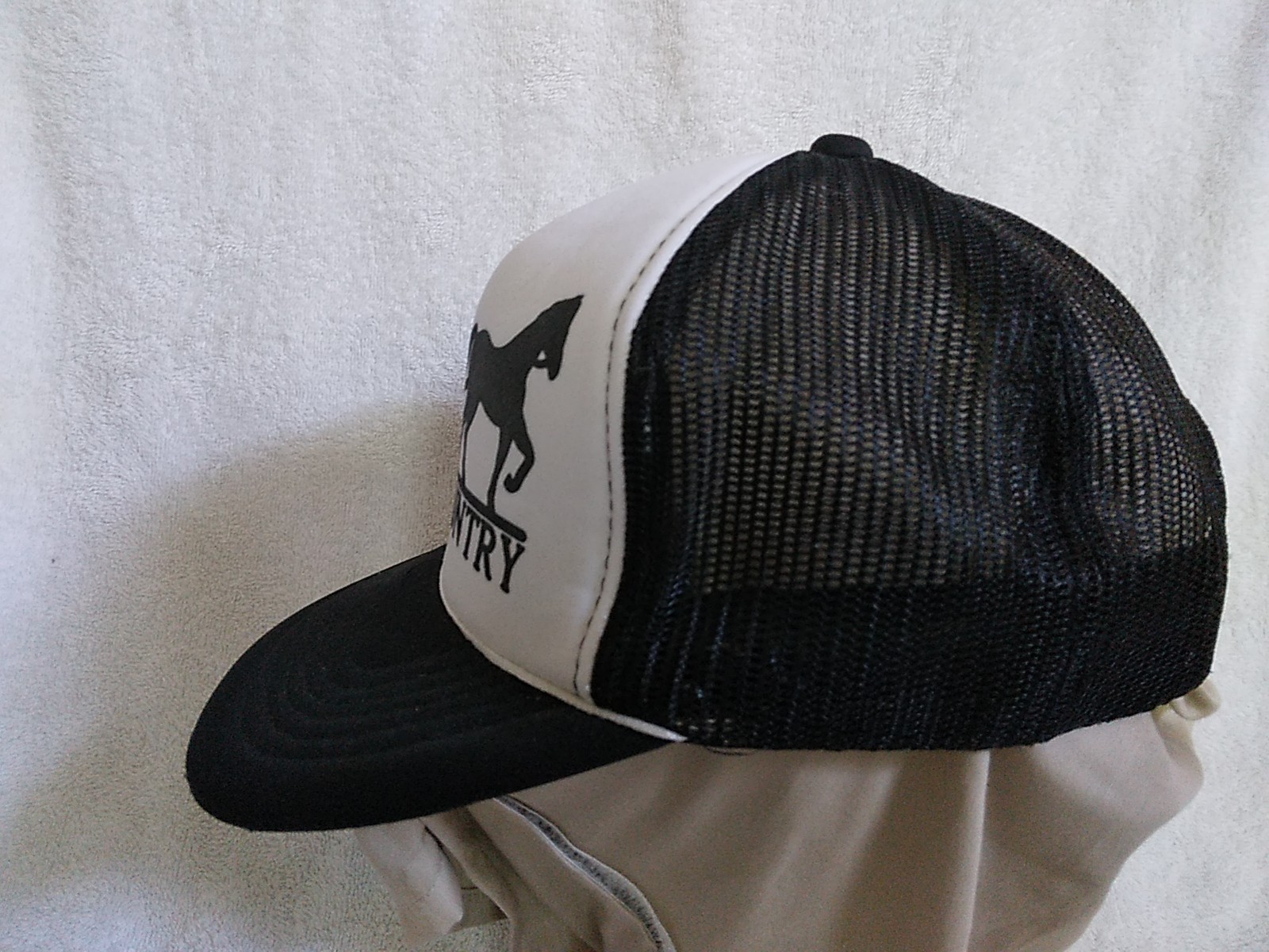Amish Country Polyester Foam Vintage Trucker Hat Snapback Mesh
