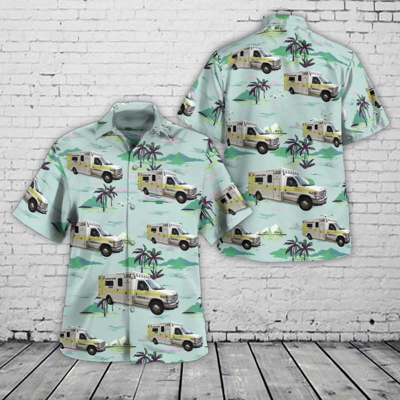 Southwest Harbor Maine Southwest Harbor Tremont Ambulance Hawaiian Shirt