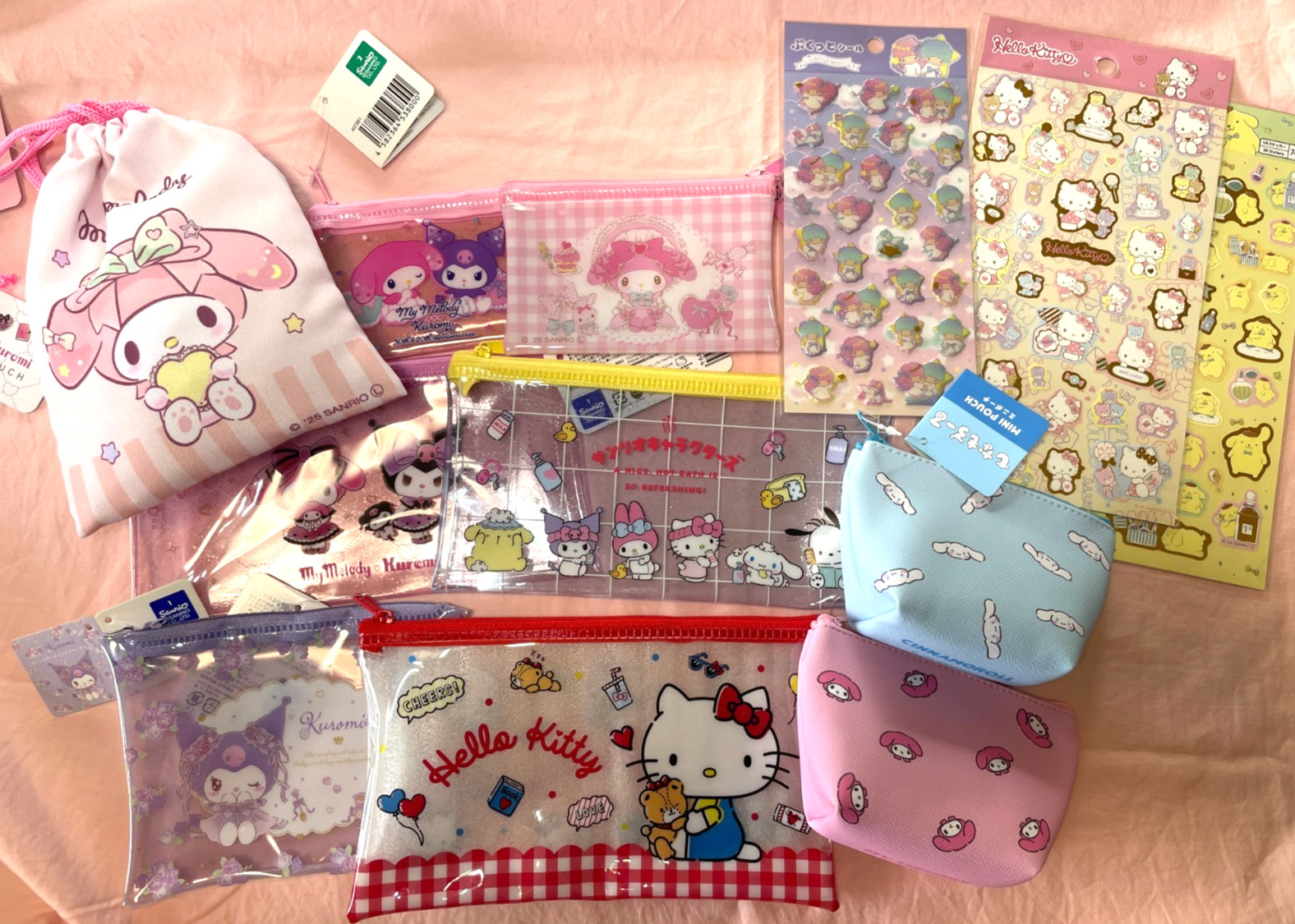 NEW JAPAN Randoseru School Bag Backpack Light Pink Mymelody Name tag