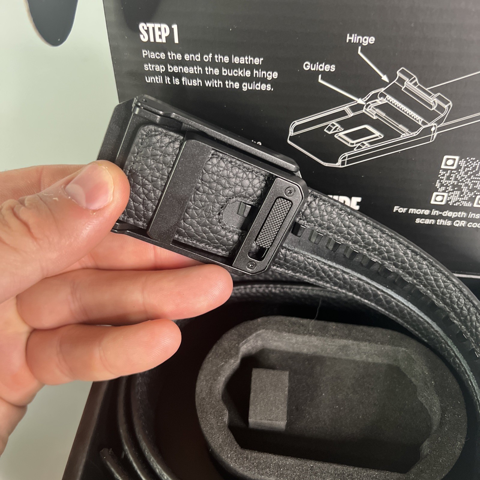 Groove Life GL Adjustable Web Belt Magnetic Buckle Size Medium Black