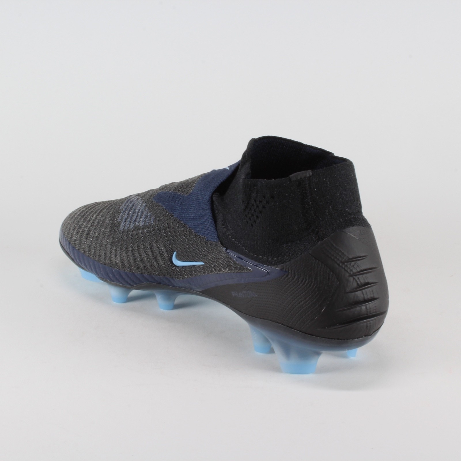 Nike Phantom 6 High Elite FG Black Ice Blue HJ2147-003 Men’s Size 10 Cleats