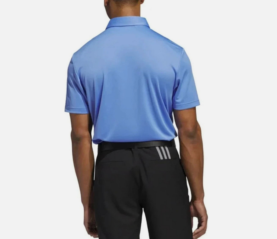 adidas Mens Large Golf Polo Shirt – Blue