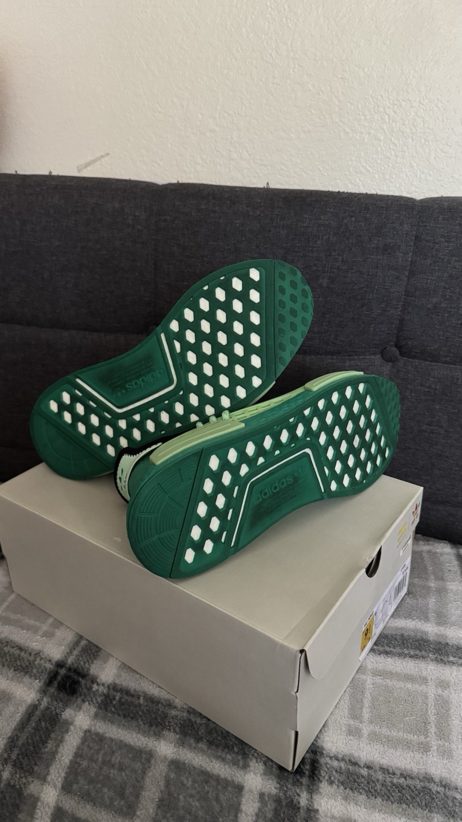 adidas Pharrell x NMD Hu Human Race Core Green Low Top Lace-Up GY0089 2020