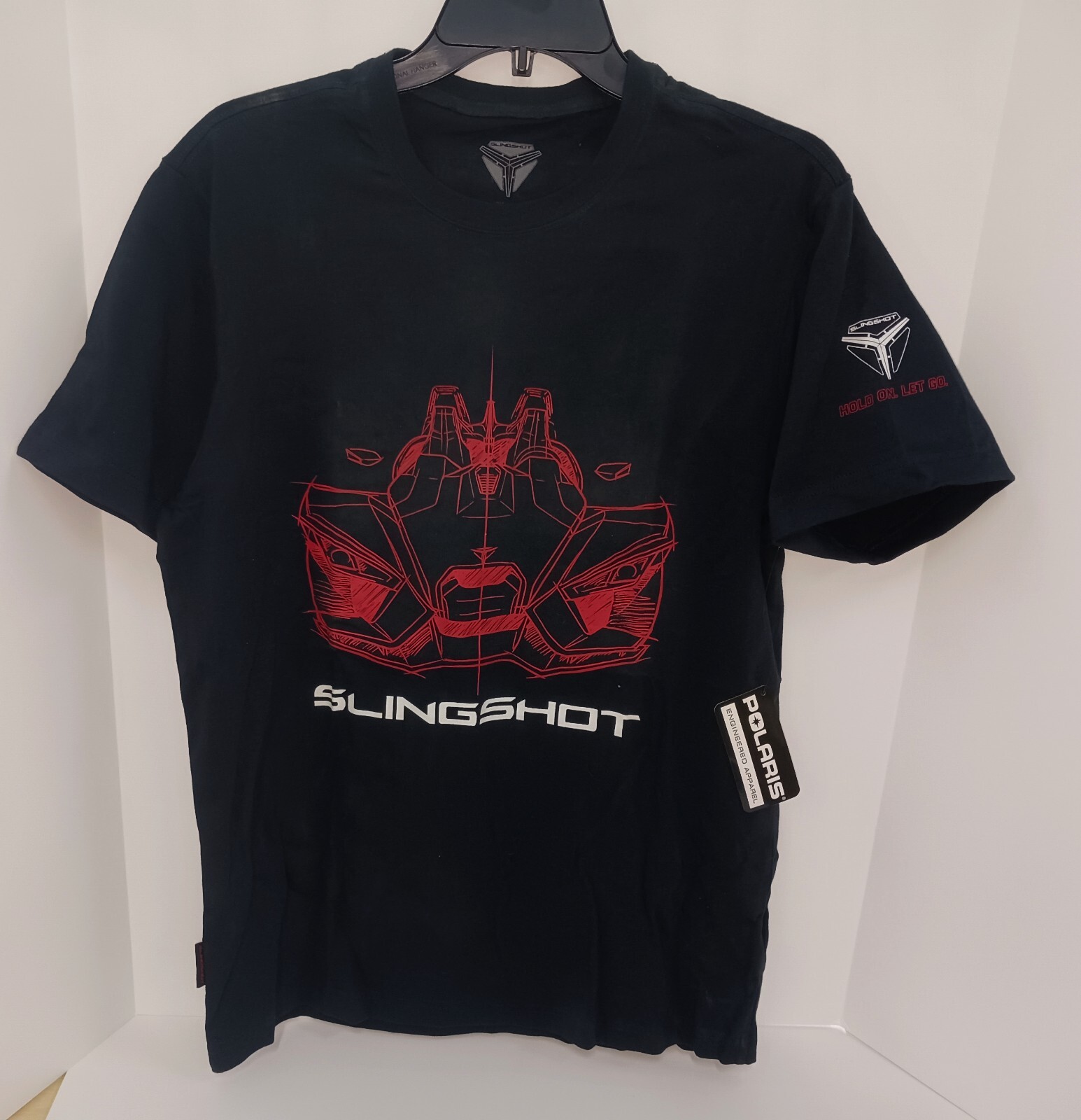 Polaris Slingshot OEM Attitude Spell Out Logo T-Shirt ~ Men’s **BRAND NEW**
