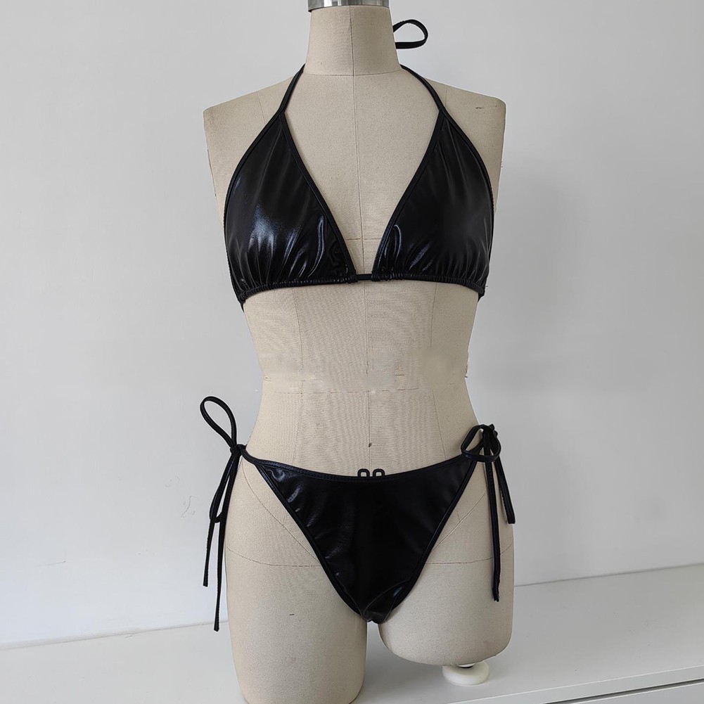 Bandage Halter Swimwear Women’s G string Thong Bikini Sets Sexy Beachwear