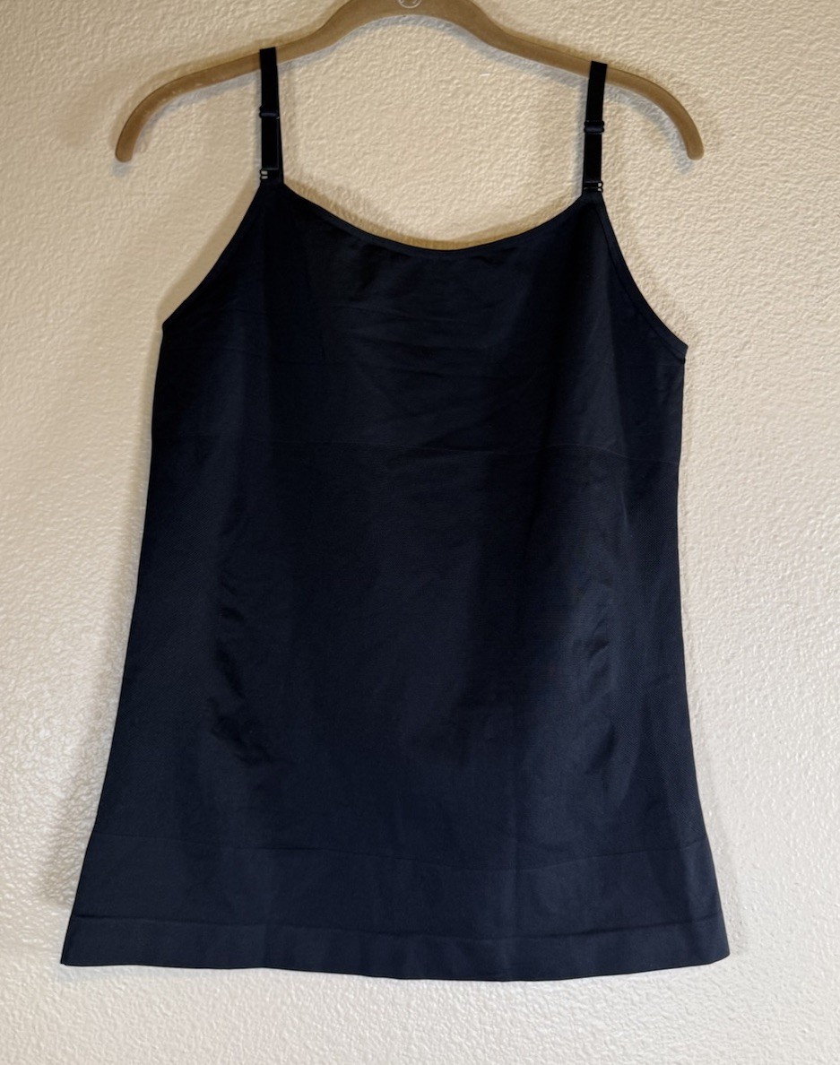 NWT Empetua Shapermint Plus 3XL Slimming Shapewear Scoop Neck Cami Black