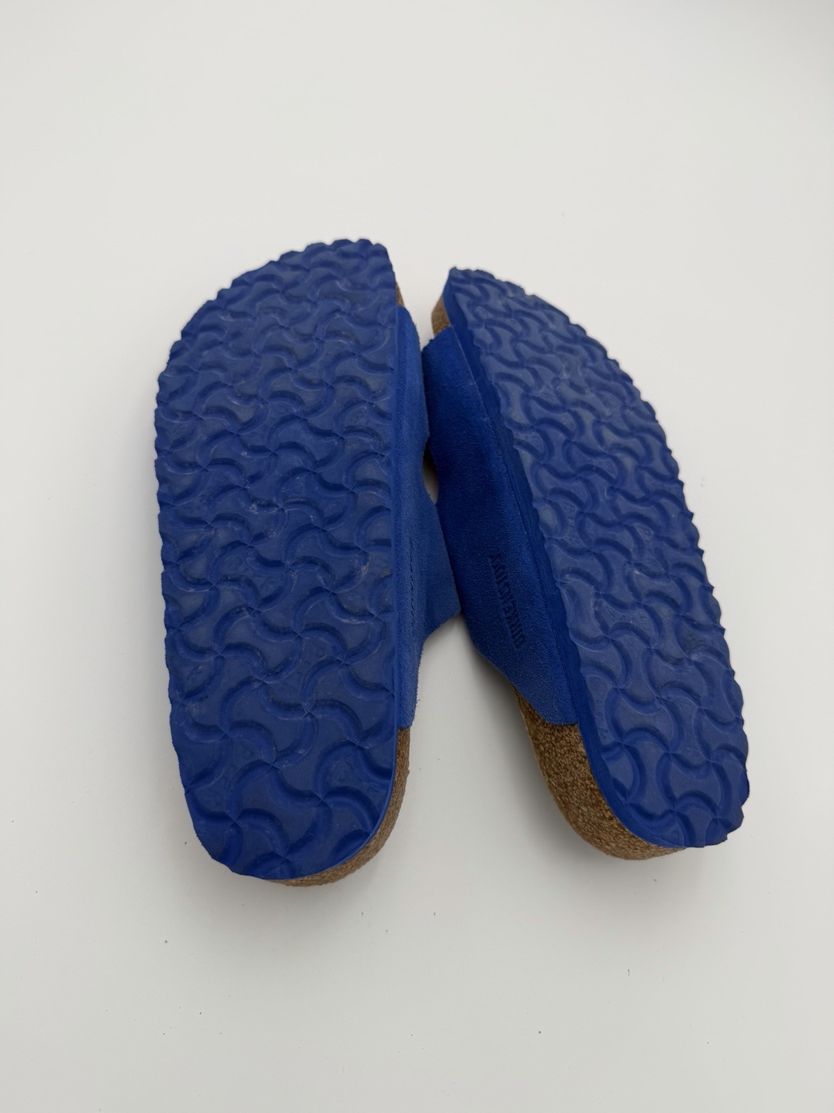 Birkenstock Arizona Ultra Blue Suede Soft Footbed Narrow Select Size W9, M7