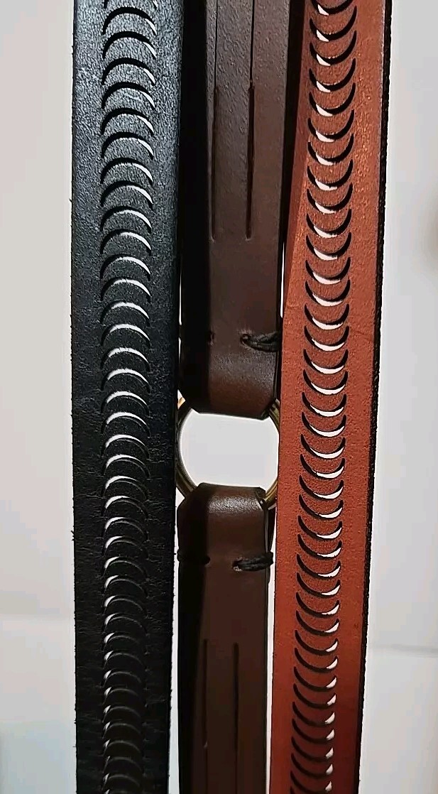 Fossil Belts- Set of 3 Medium Narrow Belts EUC Dark Brown, Light Brown, Black