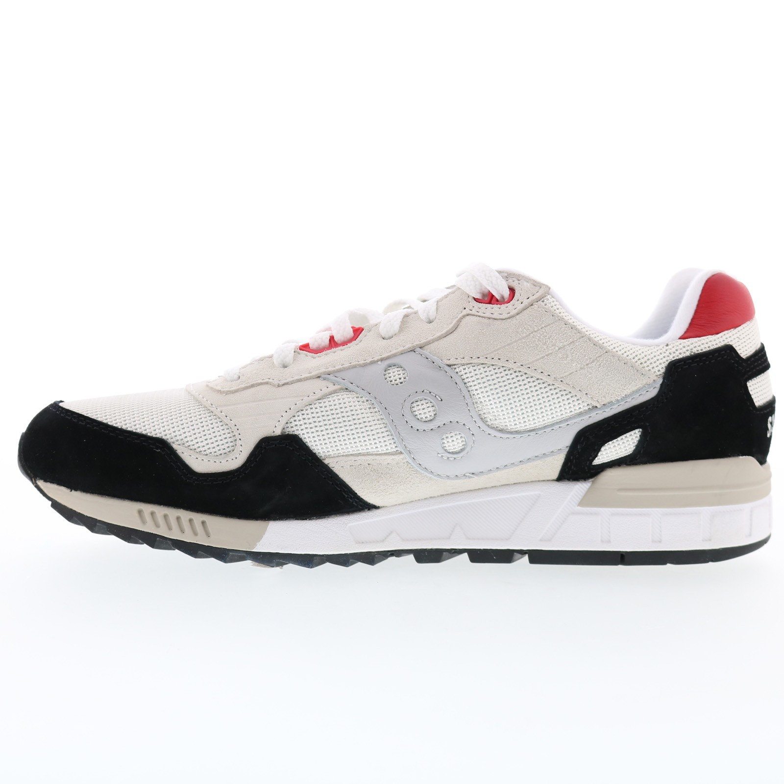 Saucony Shadow 5000 S70665-25 Mens White Suede Lifestyle Sneakers Shoes