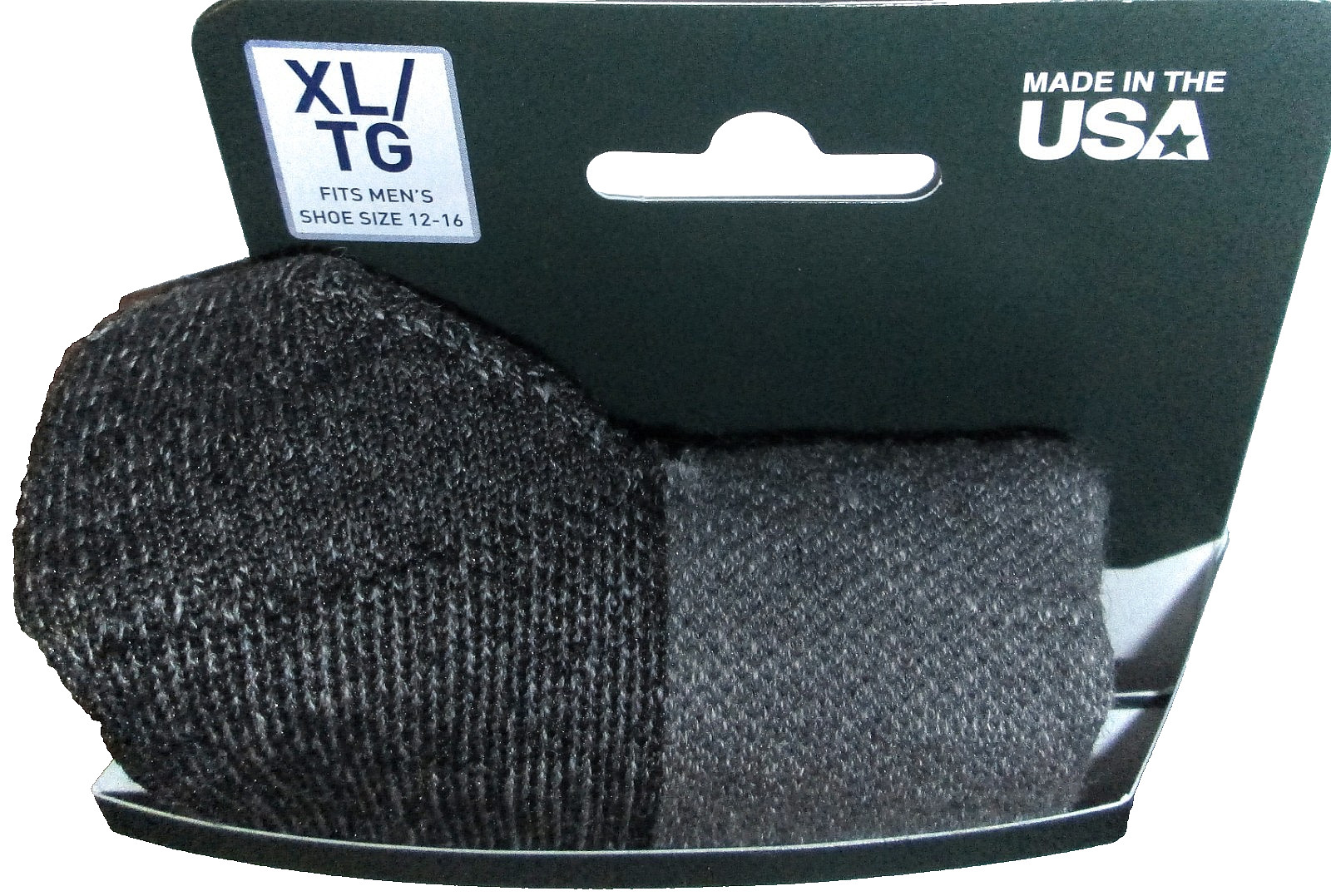 2 Pairs BIG Mens 65% Merino Wool Gradual Compression Over The Calf Thermal Socks
