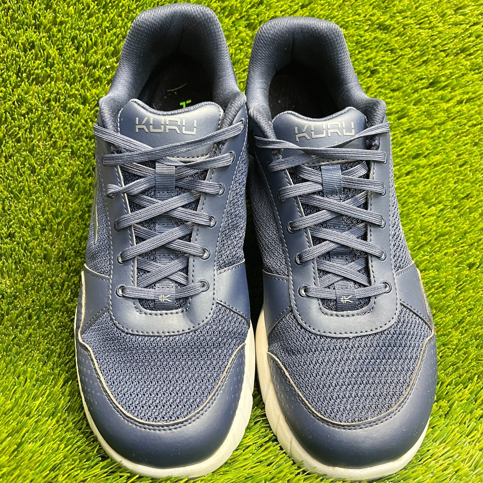 KURU Quantum 2.0 Mens Size 13.5 Blue White Gray Athletic Running Shoes Sneakers