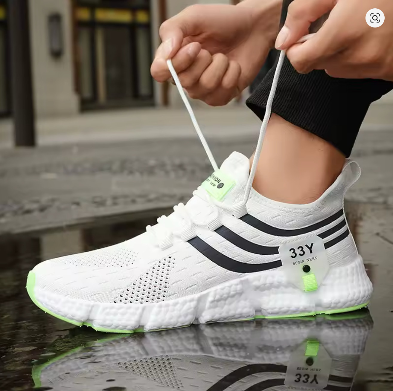 Men’s Running Shoes Lightweight Mesh Breathable Athletic Sneakers