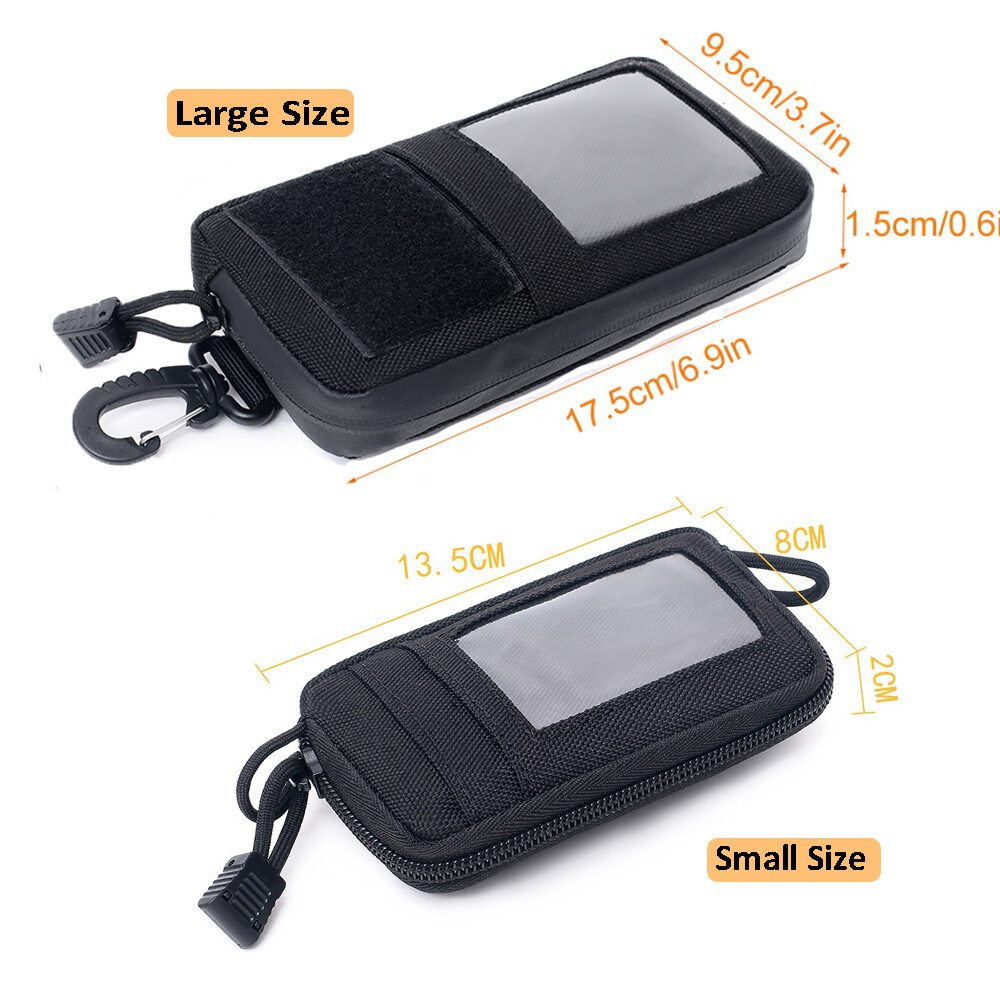 Tactical Card Bag Wallet EDC Molle Pouch Waterproof Key Holder Money Case Pack