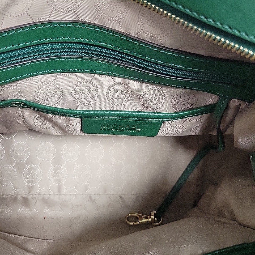 Michael Kors Large Satchel Savannah Moss Green