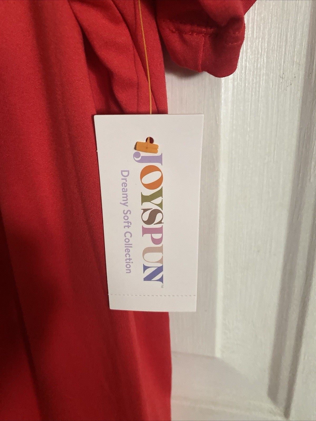 Joyspun Dreamy Soft Collection Love Red Knit Short Sleeve Sleepshirt L-XL