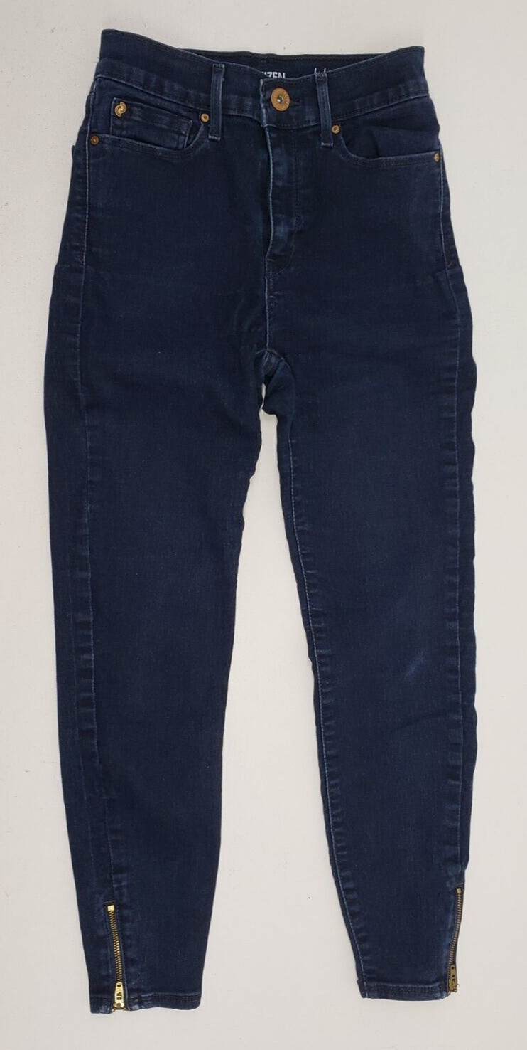 Denizen Levi Jeans Jegging Zip Ankles Womens Sz 5 W27 Juniors High Rise Ankle