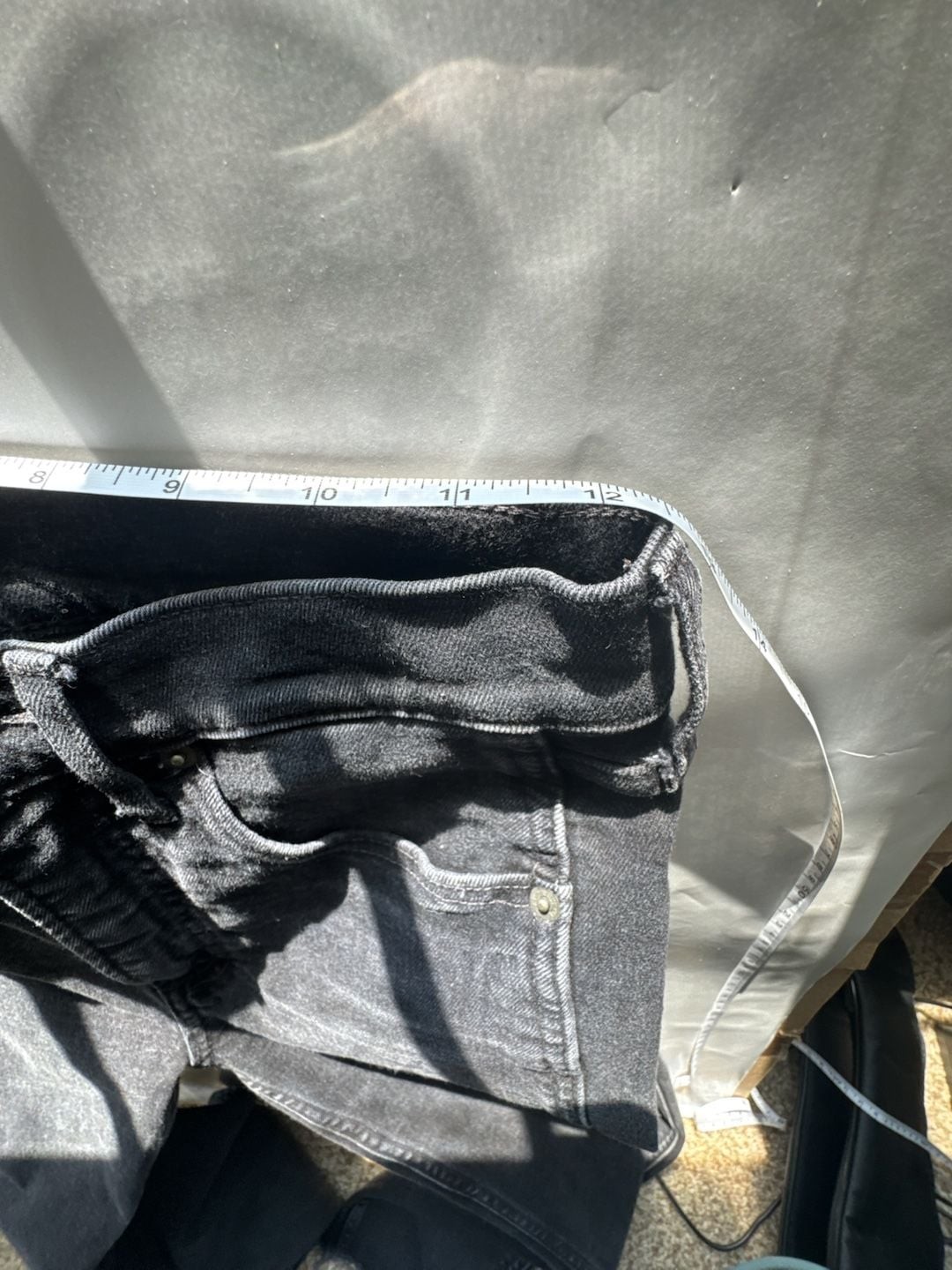 Gap Vintage Slim High Rise Black Denim Jeans