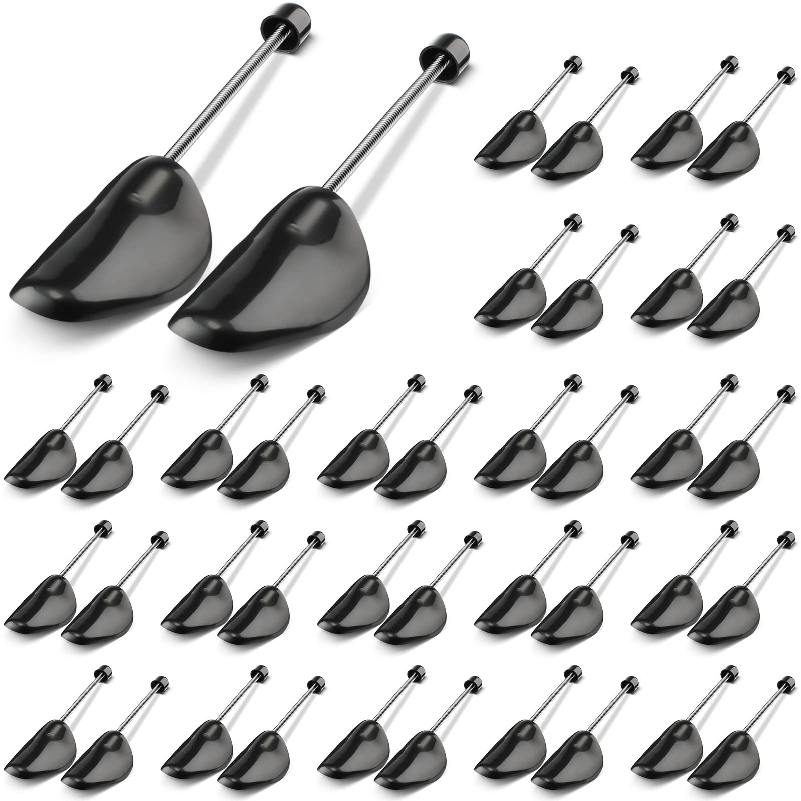 20 Pairs Spring Shoe Tree Stretcher Shoe Shape Plastic 33 cm/ 13 Inches Sneak…