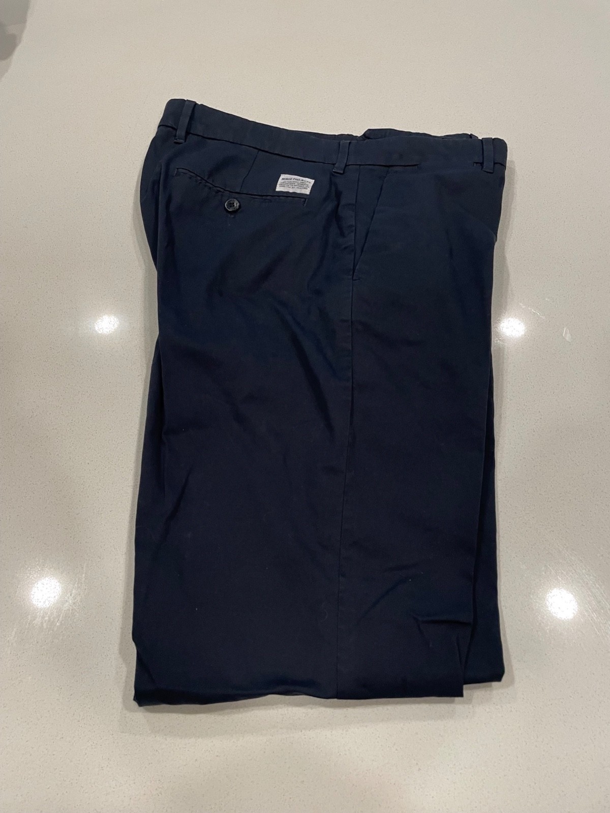 NEW Norse Projects Men’s Aros Slim Light Stretch Chinos 34W NEVER WORN Unhemmed