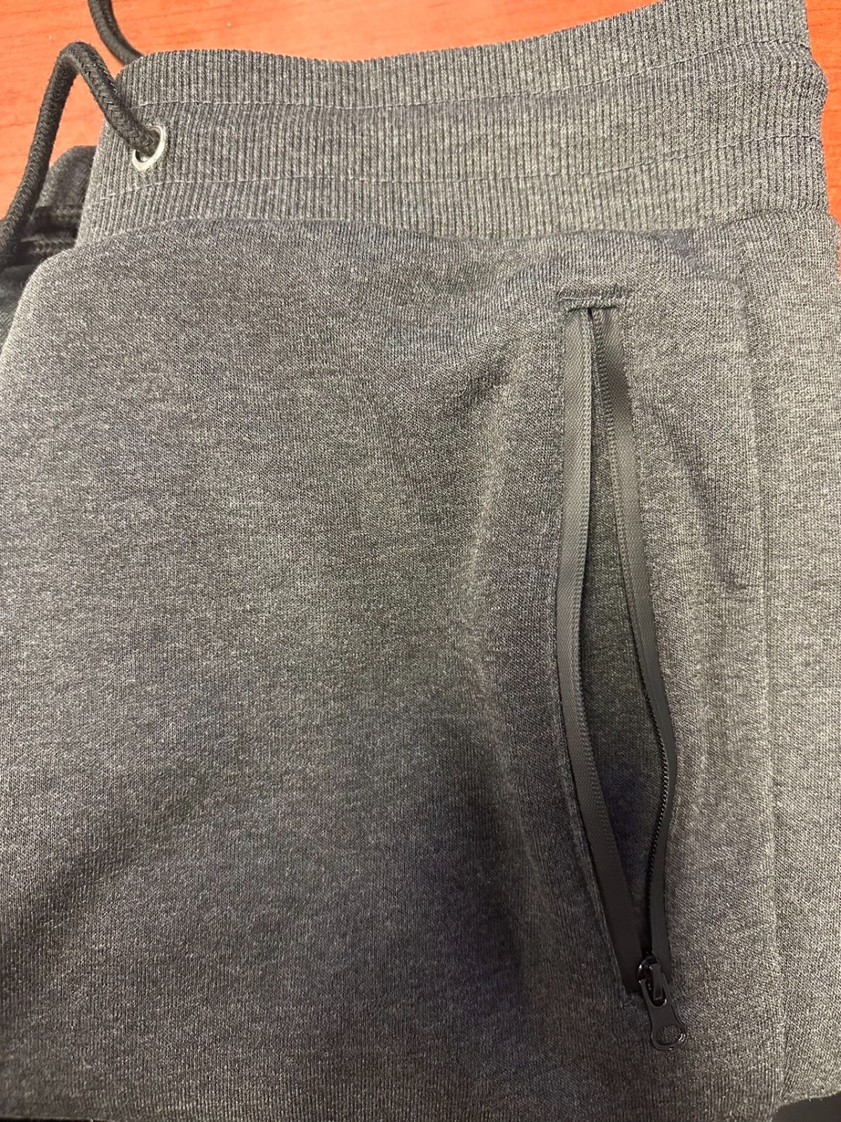 Men’s Fleece Lined Slim Fit Casual Tech Jogger Sweatpants W Zipper Pockets S-3XL