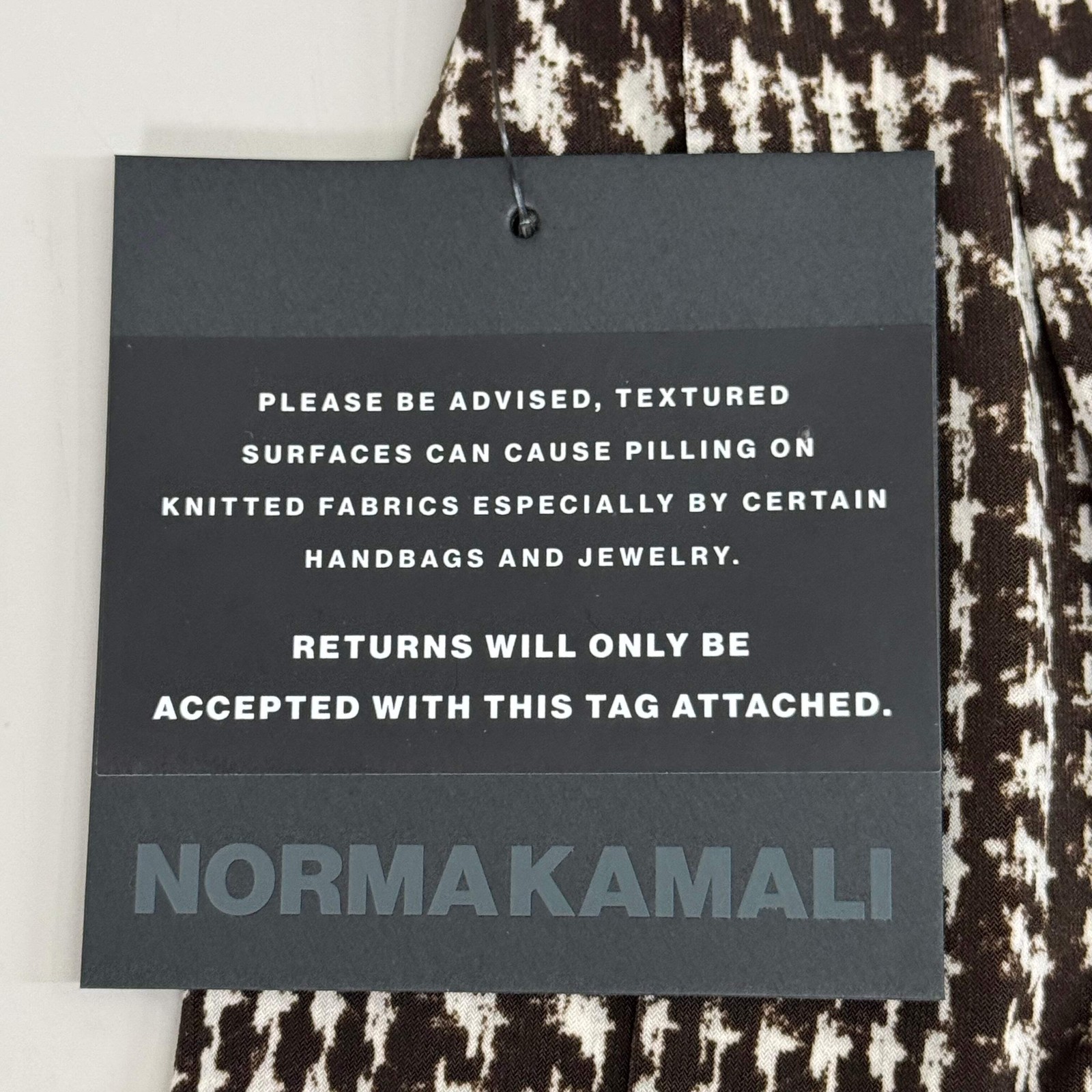 NORMA KAMALI Silky Jersey Pleated Micro Skirt Unlined Women’s Sz S/32 Chocolate