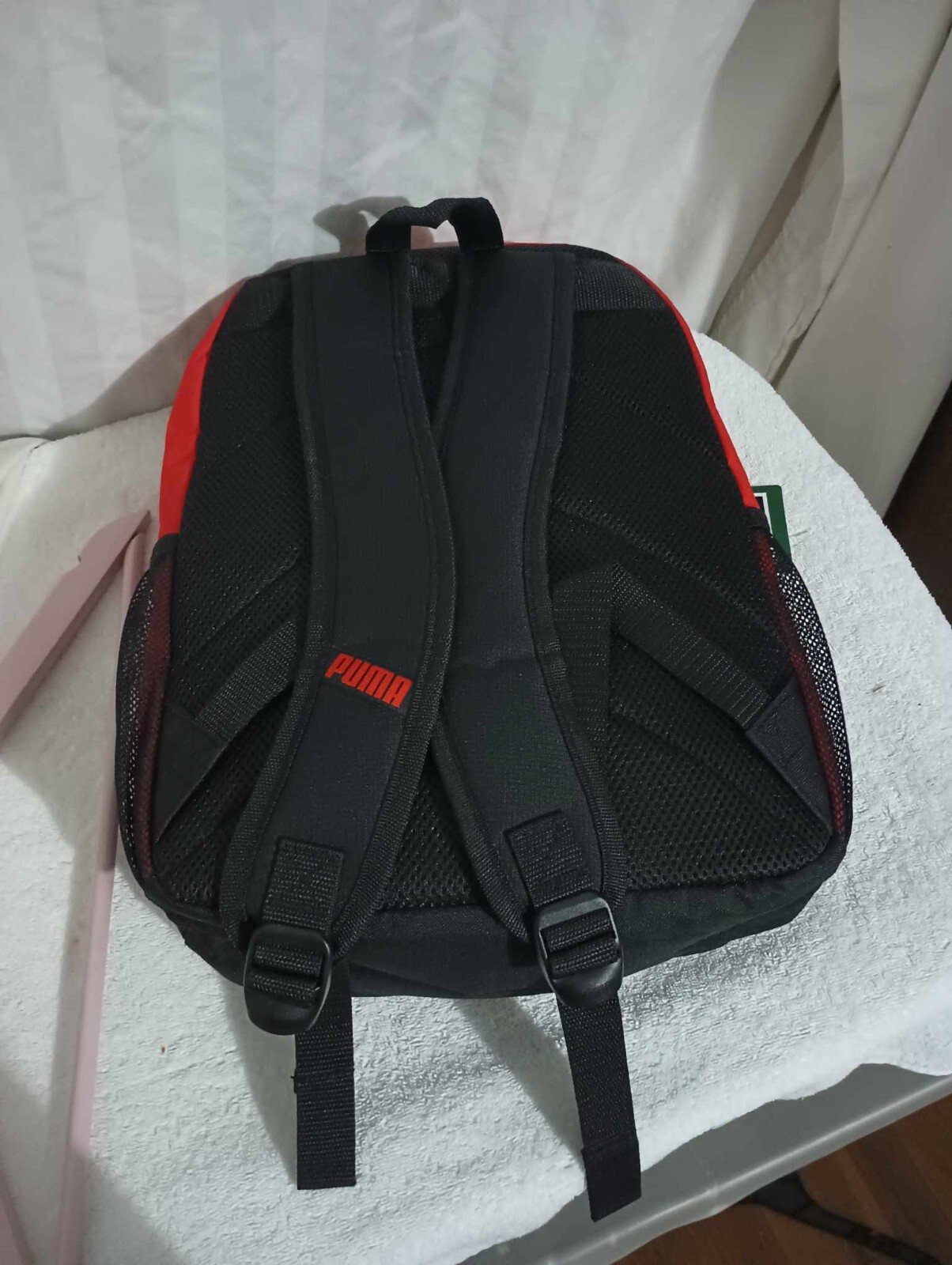 puma backpack red/ black (byt8)