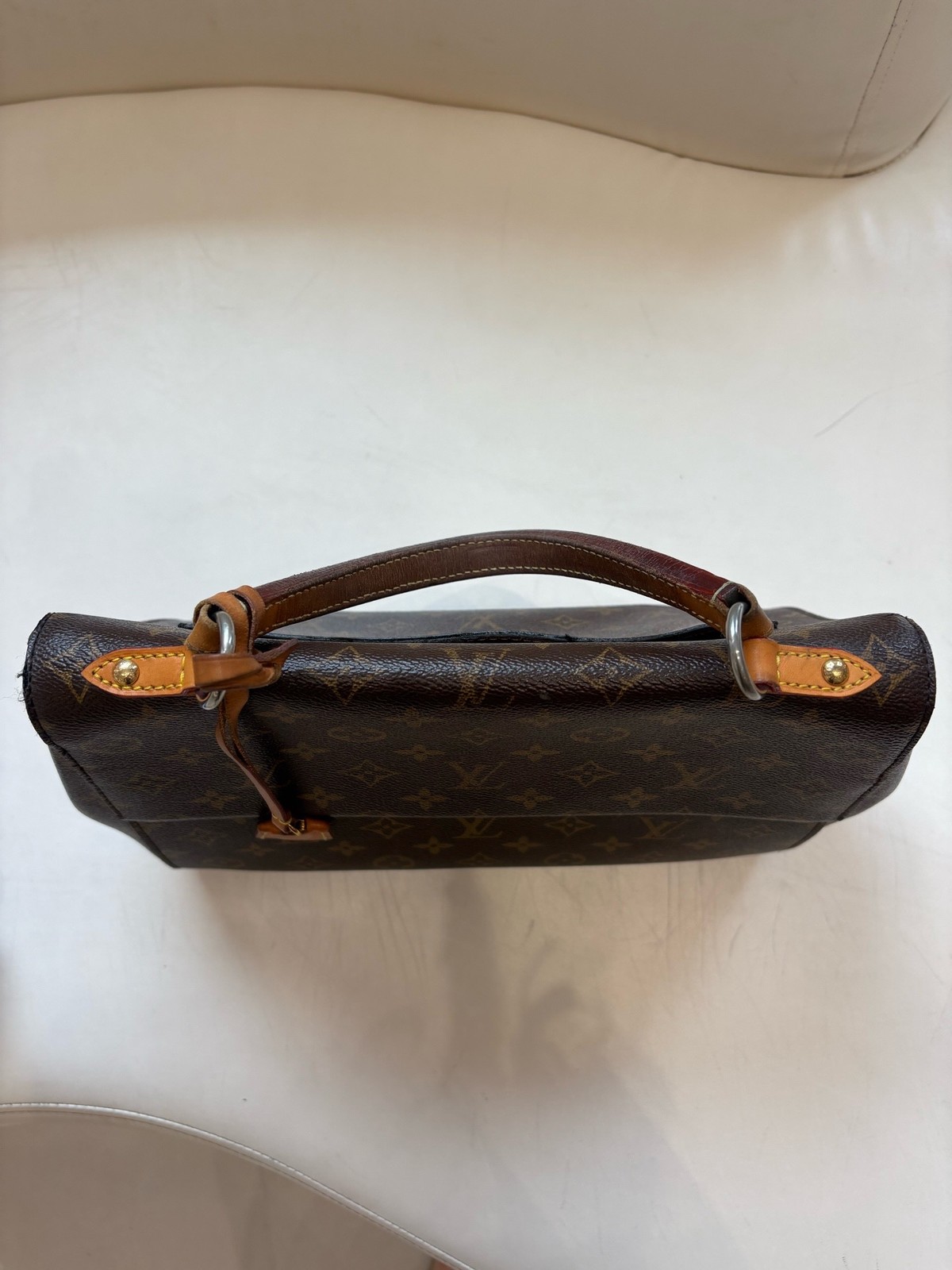 Louis Vuitton Pre-Owned Authentic Satchel Monogram 32.0x 22.5x 12.0 cm