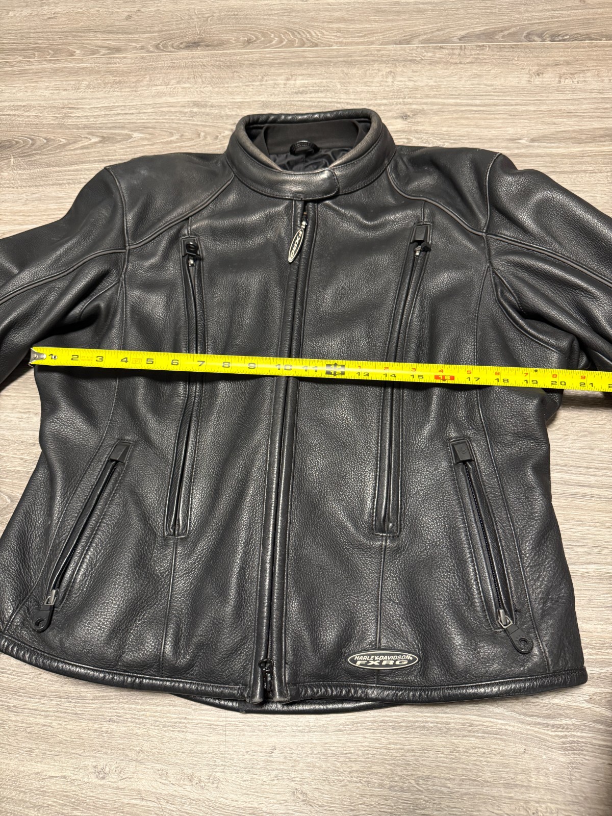 VTG 2006 Harley Davidson FXRG Leather Motorcycle Jacket Women’s Large 98520-05VW